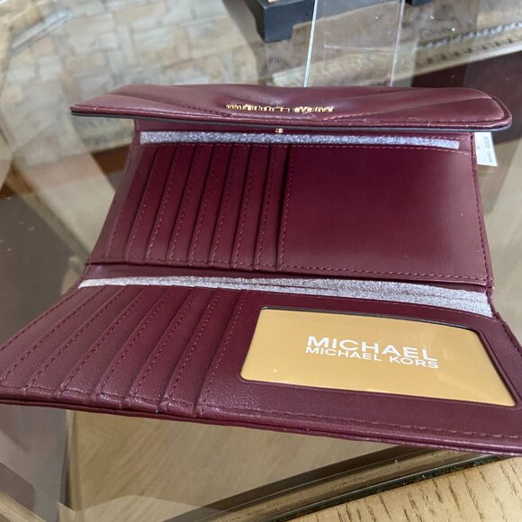 Michael Kors Burgundy Wallet - Picture 3 of 7